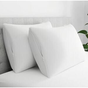 Allerease Standard Queen Zippered Pillow Protector NEW